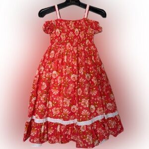 Haute Hippie Red and White Kids Dress. Preowned